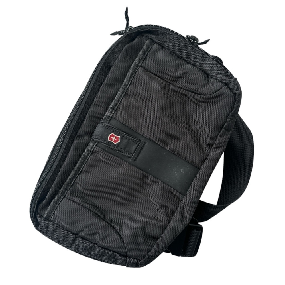 Victorinox Black Waist pack / belt Bag  Multiple compartments
